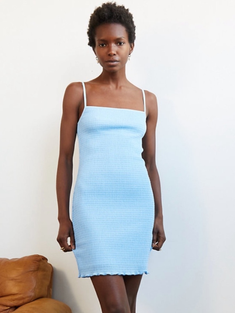 Aritzia Wilfred Baby Blue Jazz Dress
